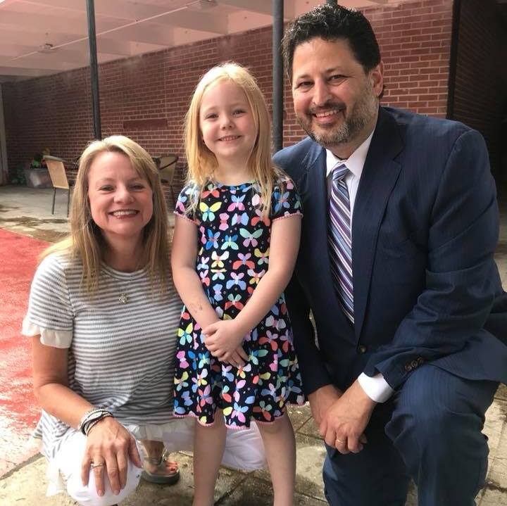 Davis Phillips and his family